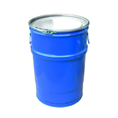 Metalowa beczka 60l z pokrywą